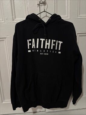Black Hoodie - FAITHFIT Logo